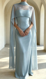 cape mariage transparente polyester élégante plage cérémonie cocktail soirée echangement