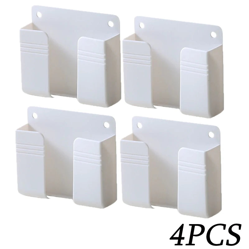 support mural smartphone adhésif blanc noir respectueux environnement moderne multifonctionnable rangement télécommande