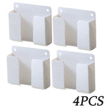 support mural smartphone adhésif blanc noir respectueux environnement moderne multifonctionnable rangement télécommande