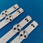 bandes led blanc rondes points noirs modernes connecteurs led opaques