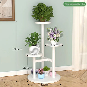 étagère plantes moderne multi niveaux noire blanche bois pots succulentesintérieurextérieur