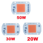 plaque led cob 20w 30w 50w blanc full spectrum smart ic éclairage moderne diy