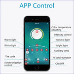 éclairage intelligent driver led 2.4g remote control app 120v 240v 12w 240w blanc moderne