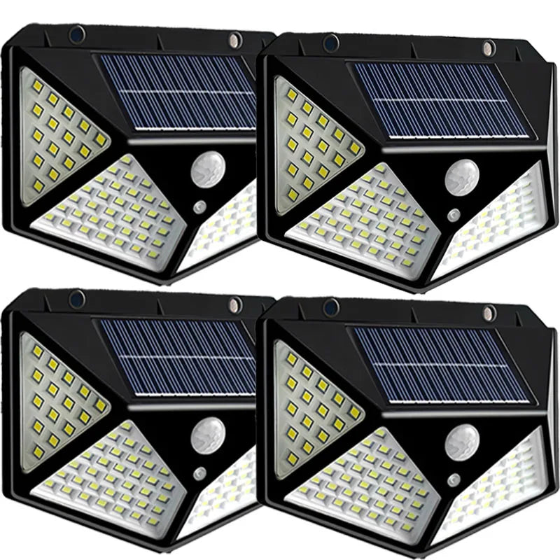 lampe solaire détecteur mouvement extérieure sécurisée led noire contemporaine mur automatique