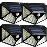 lampe solaire détecteur mouvement extérieure sécurisée led noire contemporaine mur automatique
