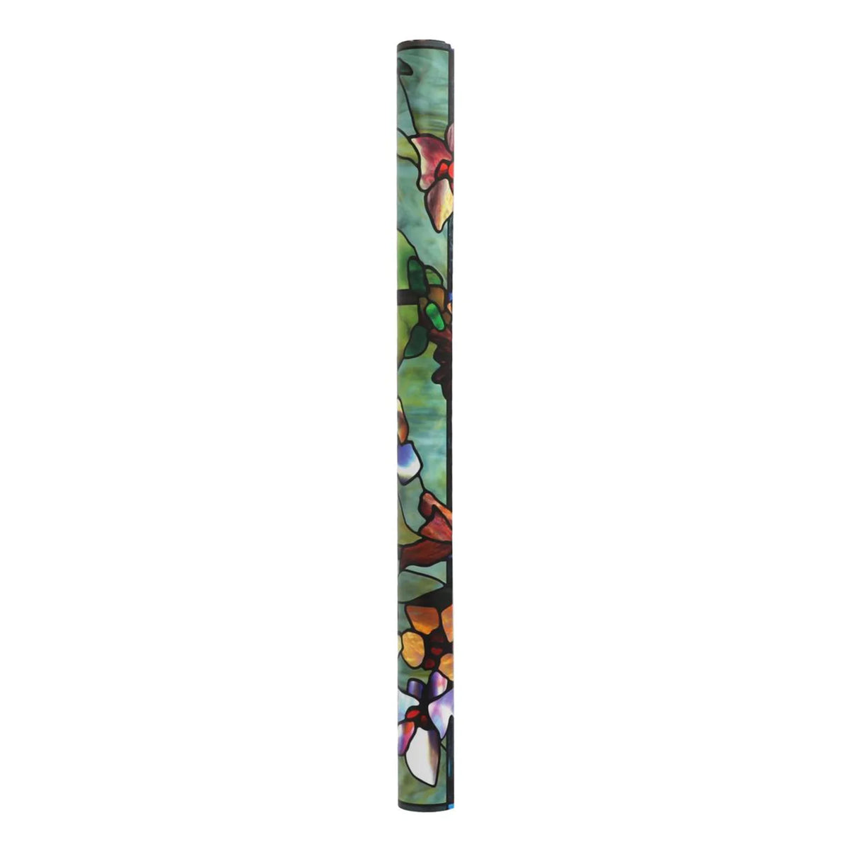 film vinyle opaque floral multicolore art nouveau décoration fenêtre isolation uv thermique