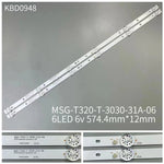 barre lumineuse led blanc moderne connecteurs 574.4mm 12mm