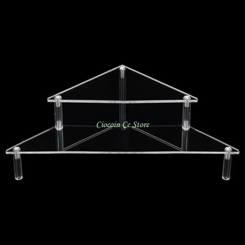 présentation transparente moderne support bijoux transparent sans motif grille tailles