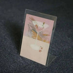 support photo transparent moderne 10x15cm 8x12cm 9x13cm incliné vertical horizontalportrait menu mariage publicitaire