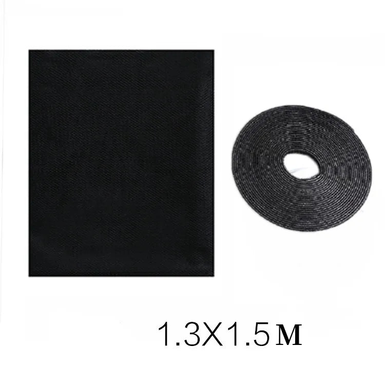 filet fenetre anti moustiques blanc noir velcro self adhesive moderne opacité