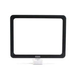 cadre présentation liège magnétique noir a4 clips contemporain fixations plastique pvc