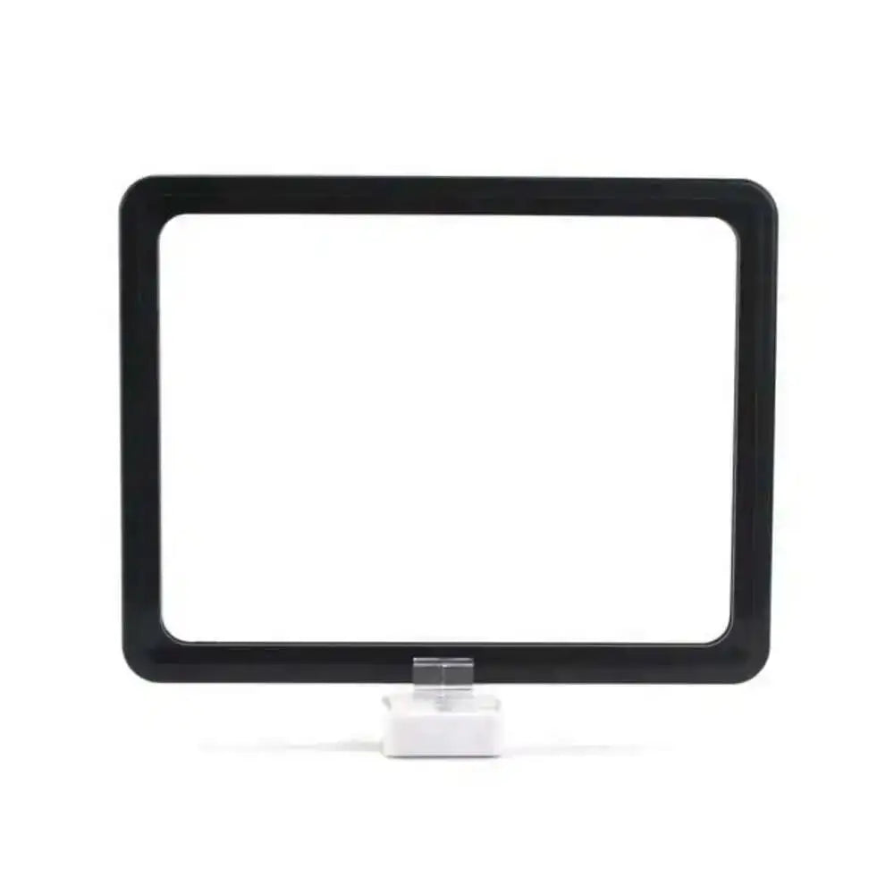 cadre présentation liège magnétique noir a4 clips contemporain fixations plastique pvc