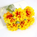 bouquets fleurs artificielles marguerites chrysanthèmes scrapbooking mariage décoration festive