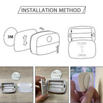 veilleuse led détecteur mouvement blanc moderne adhésif batteries aaa 62x42x22 mm