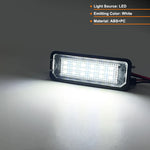 lampe led plaque immatriculation noir moderne seat skoda adhésif 12v 30lm 3w
