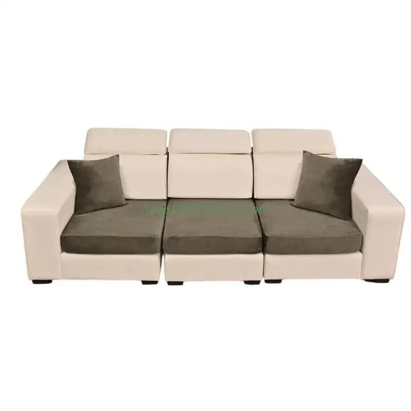 housses canapé velours 100% polyestère vert olive gris bleu marine marron moderne printemps été