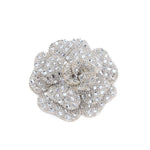 broches fleurs relief strass couleur bleue rose marron adhésif élégantes vêtements accessoires mode classiques