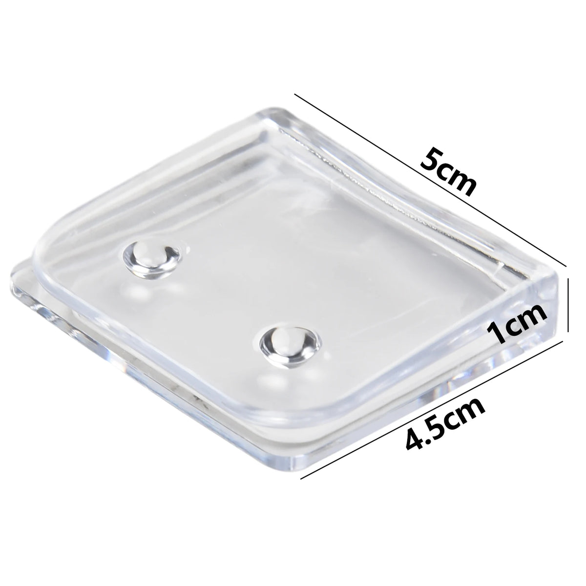rideau douche clips transparents adhésifs moderne 4pcs abs matériaux