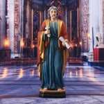 statue résine saint pierre apôtre 21cm clés ciel décoration religieuse maison