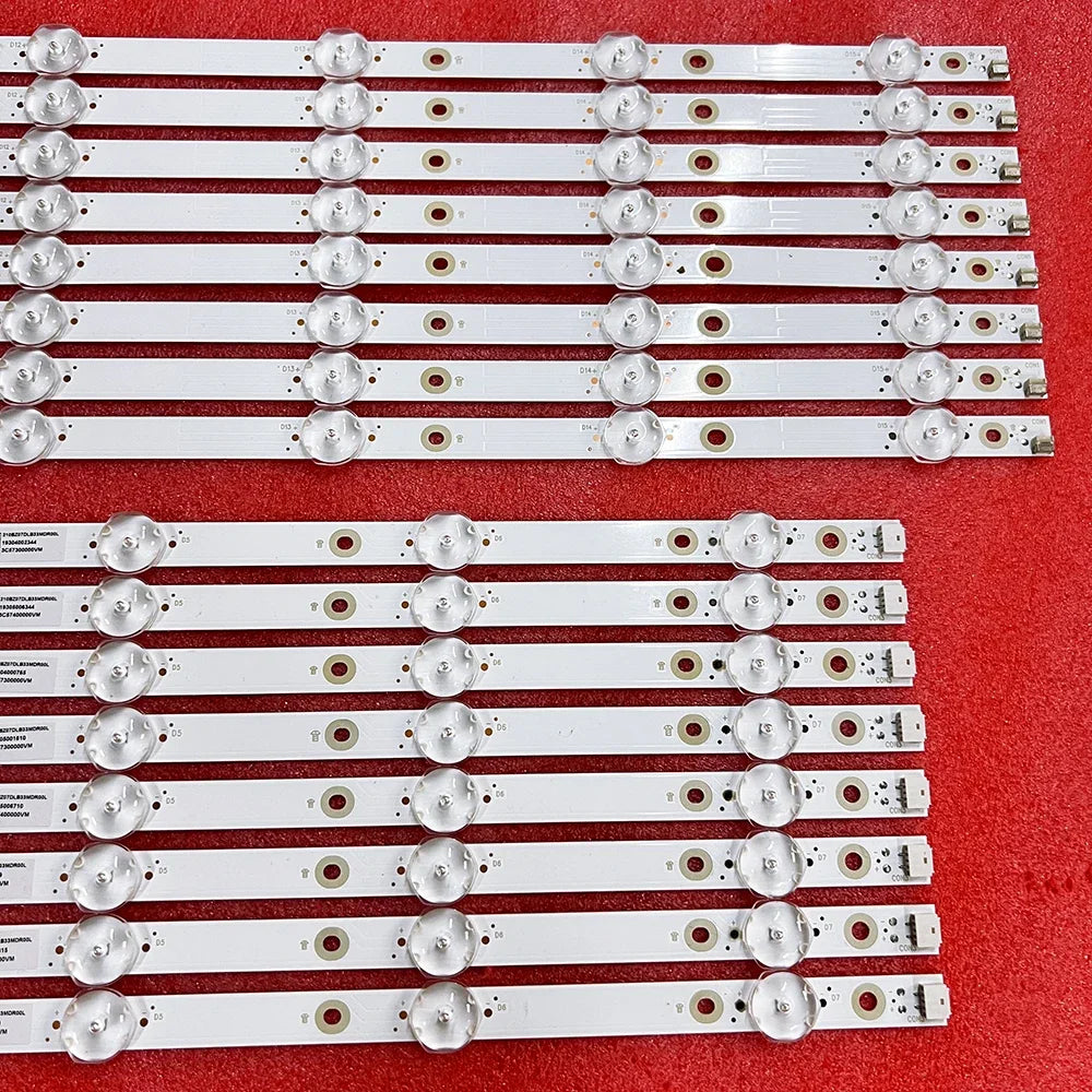 bande led rétro éclairage blanc moderne kit 16 pièces