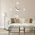 horloge murale moderne vert fluo rouge blanche dorée noire adhésive numérique salon chambre coucher