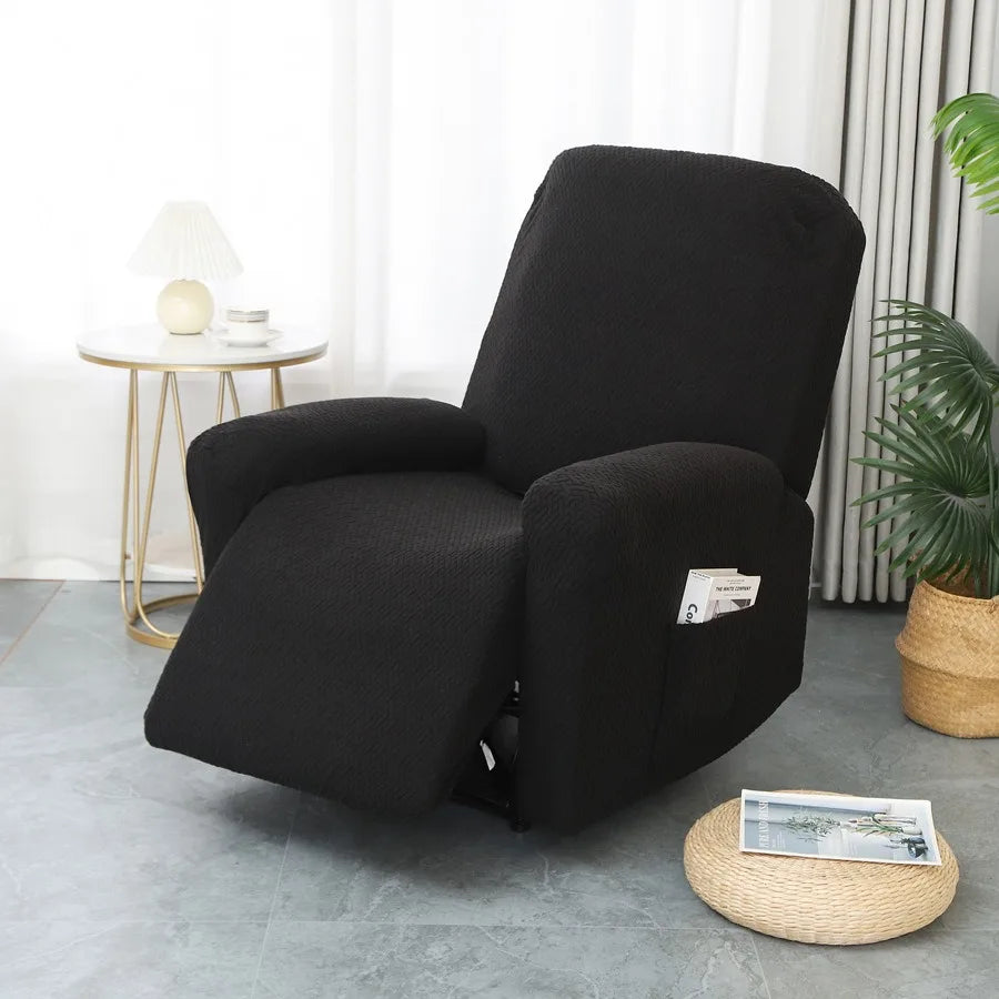 housses fauteuil relax tissu motifs gris moderne adhésif poche salon extérieur