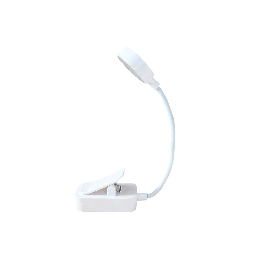 lampe lecture led portable clipser piles réglable continu blanc moderne veilleuse