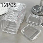 Rangement bijoux transparent 12 cases