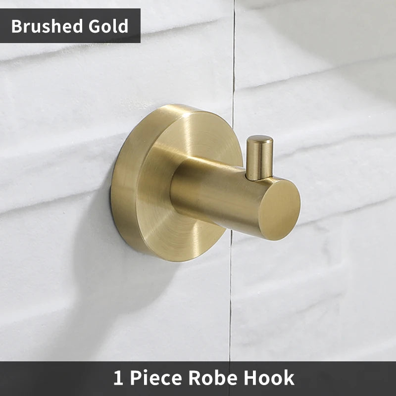 porte serviettes mural moderne or argent noir bronze lisse brillant vis fixations incluses