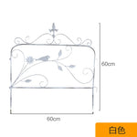 grille jardin art nouveau vert blanc support plante cloison décorativeextérieur facile assembler