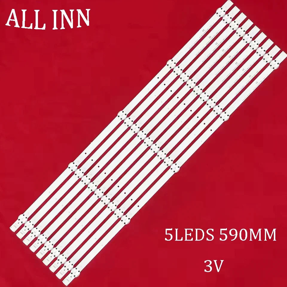 bande lumineuse led blanc 590mm leds 3v moderne sans visibilité fixations
