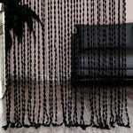 rideau beige clair moderne 1x2m opaque polyester toute l'année