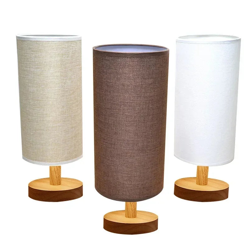 abat jour tissu texturé aspect lin table suspension moderne blanc beige clair marron foncé
