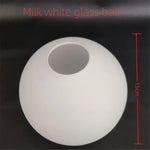 suspension lumineuse moderne boules verre blanc translucide têtes 12 têtes 19 têtes