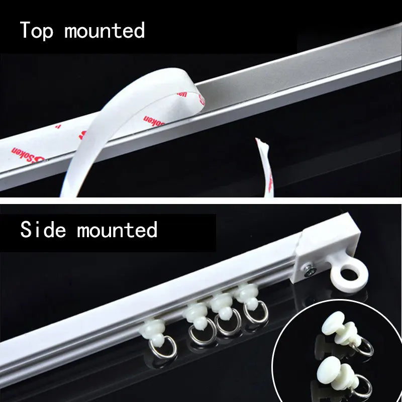 Rail coulissant silencieux en PVC