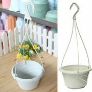 porte plante suspendu gris clair macramé moderne pot fleurs crochet cordes évier drainageintérieur balcon