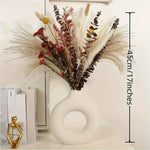 bouquet fleurs séchées pampas mariage décoration intérieure bohème graminées variées