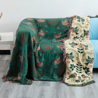 housses canapé coton contemporain printemps été floral vert traditionnel adhésif machine opaque
