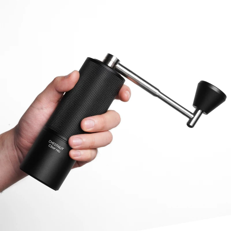 moulin manuel acier inoxydable alvéolé noir accessoires certifié FCM moderne minimaliste