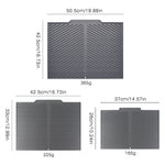 tapis drainage silicone gris moderne rayures horizontales antidérapant cuisine vaisselle séchage large medium small