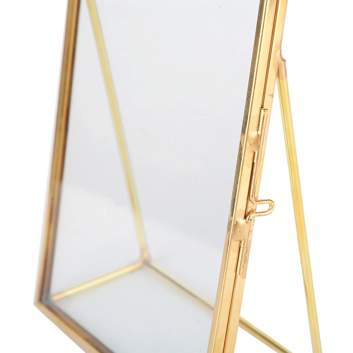 Cadre photo moderne or blanc verre transparent citation fleurs vase ambré objet tressé 4x6inch