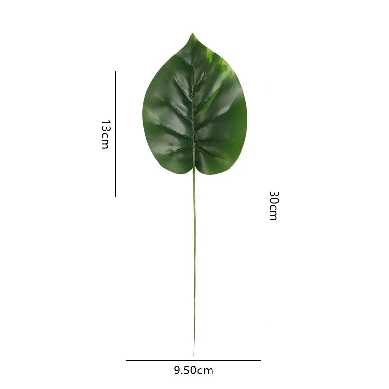 feuilles artificielles vertes modernes tringles vases céramique métal decorationextérieur