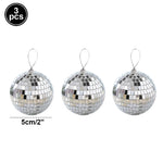 décoration fête disco boules miroirs nappes géométriques argentées dorées turquoises noires