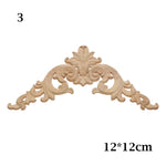 appliques decoratives bois floral sculptees baroques naturelles decoration murale farmhouse classic