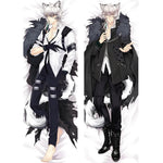 coussin anime personnages floral texture satinée noir blanc gris bleu rose vert rouge zipper