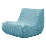 Housse fauteuil moderne crème texture relief lavable 30x60x70cm