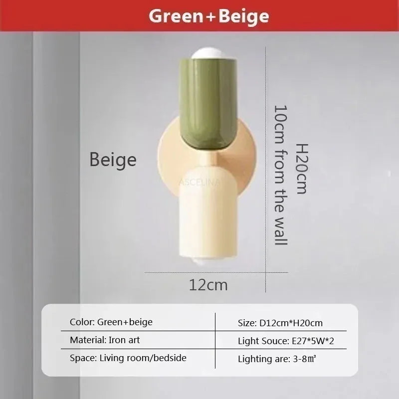 lampes murales modernes double tête éclairage cuisine minimalisteambiante 5w