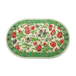 tapis table rouge rose vert bleuclair bleufoncé floral géométrique classique traditionnel