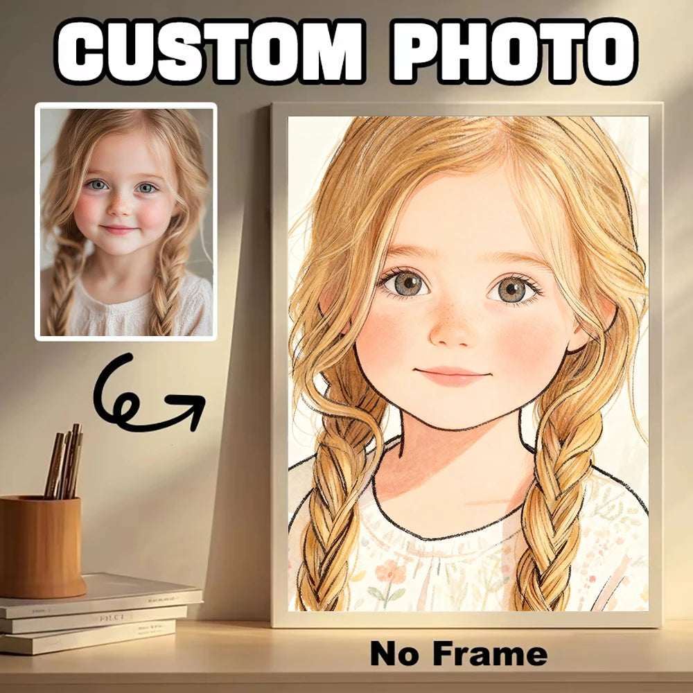 affiche personnalisée minimaliste texte noir opacité papier imprimé blanc portrait livre cadeau famille amis