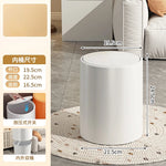 poubelle salle bain anti odeur pédale rose blanche moderne minimaliste plastique respectueux environnement